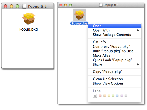 Pharos Popup 8.1 for Mac OS X