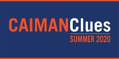 Caiman Clues Graphic Asset Summer 2020