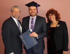 Hostos President David Gomez and Leadership HCC graduate Piotr Kocik