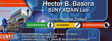 Advanced Technology Training & Information Networking (ATTAIN) Lab Hector B. Basora SUNY ATTAIN Lab