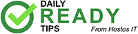 DAILY READY TIPS From Hostos IT banner