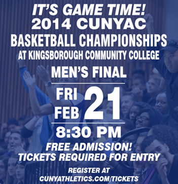 Poster for Hostos Basketball game