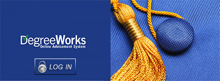 DegreeWorks banner - LOG IN