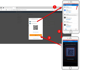 Click image to open full size in a new window Snip image for Step 2: Open authenticator app > Add New > Scan the QR Code