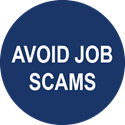 Avoid Job scams button