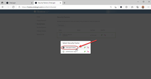 Snip image for Step 1: Click on OneLogin Protect