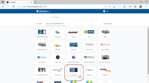 Click image to open full size in a new window Snip image for Step 3: Click on the app tile of choice