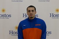 Hostos men’s basketball player Jonathan Loria