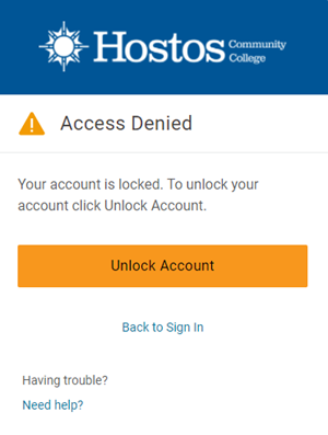 Click image to open full size in a new window Snip image for Step 1: Click on the Unlock Account button