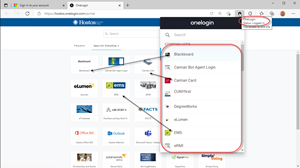 Click image to open full size in a new window Snip image for Step 2: When signed in: All apps are visible directly