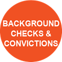 Background check & convictions button