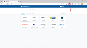 Snip image for Step 6: The Browser extension button now appears