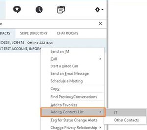 Step 2 snip image for How to Add Contacts to a New Group