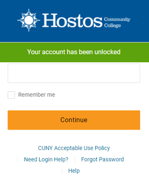 Snip image for Step 4: Your account has been unlocked