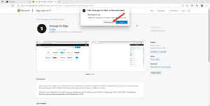 Click image to open full size in a new window Snip image for Step 3: If prompted click on Add extension