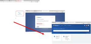 Click image to open full size in a new window Snip image for Step 4: A new tab (or window) appears and you are logged in